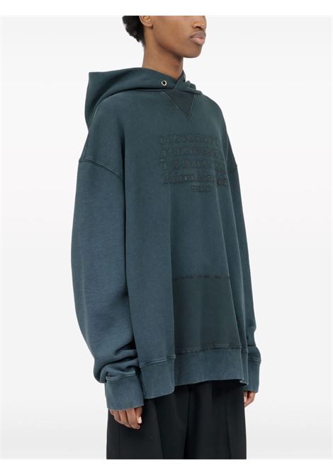 felpa con logo inverso unisex nero antracite in cotone MAISON MARGIELA | S50GU0216 S25570860
